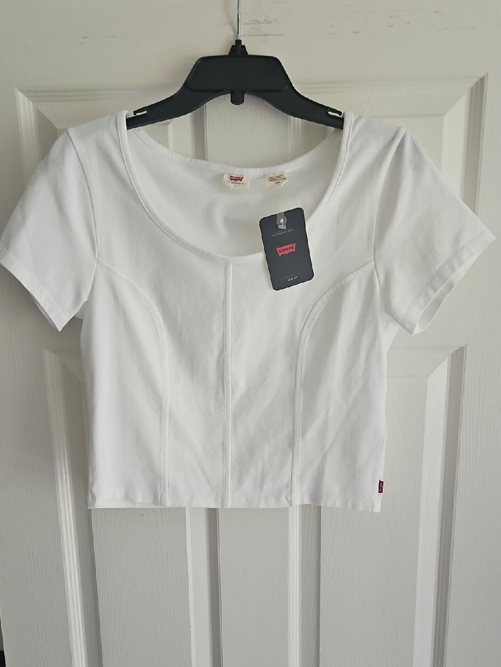 Levi's Mars Corset T-shirt: White: Size- Large